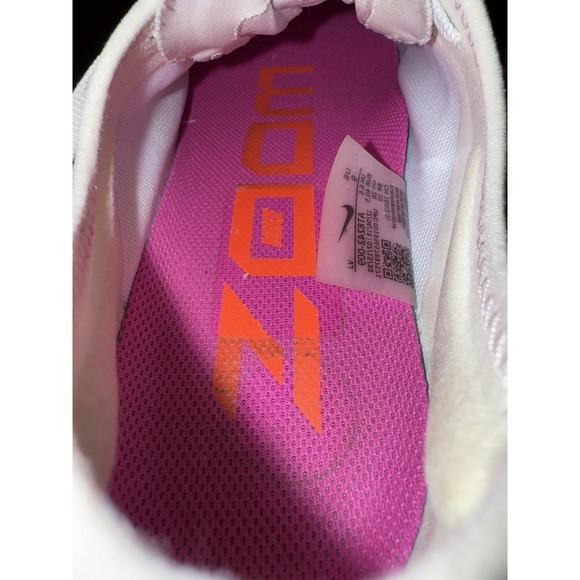 Nike Zoom Pegasus Turbo 2 Women's Running Shoes White, Pink, Orange Size 9 - Picture 11 of 13